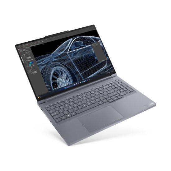 Lenovo ThinkBook 16p G6 ADR AMD Ryzen™ 9 8940HX Ordinateur portable 40,6 cm (16") WQXGA 32 Go DDR5-SDRAM 1 To SSD NVIDIA GeForce RTX 5060 Wi-Fi 7 (802.11be) Windows 11 Pro Belge Gris