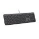Logitech Signature Slim Wired K620 For Business clavier Universel USB AZERTY Graphite