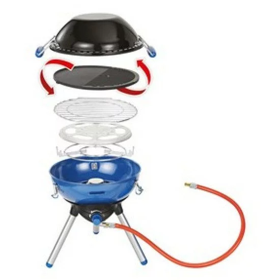 Campingaz Party Grill 400 Caravan Dessus de table propane/butane Noir, Bleu, Acier satin 2000 W Campingaz Party Grill 400 Caravan Dessus de table propane/butane Noir, Bleu, Acier satin 2000 W