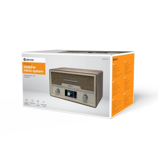 Denver MDA-525LW Lecteur CD personnel Bois Denver MDA-525LW Lecteur CD personnel Bois