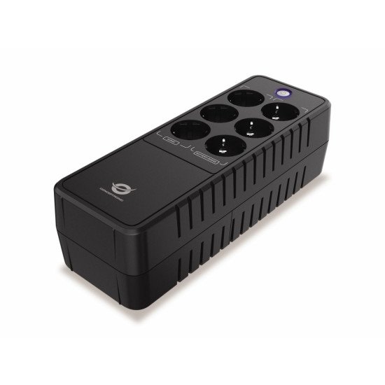 Conceptronic ZEUS09E UPS Veille 0,85 kVA 490 W 6 sortie(s) CA