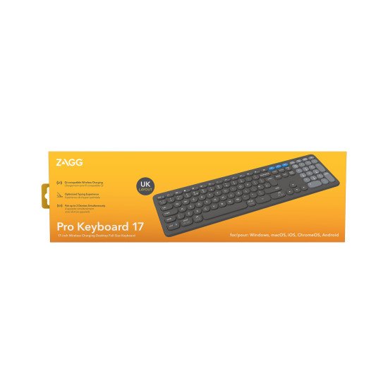 ZAGG Pro Keyboard 17 clavier Bluetooth QWERTY Anglais Noir