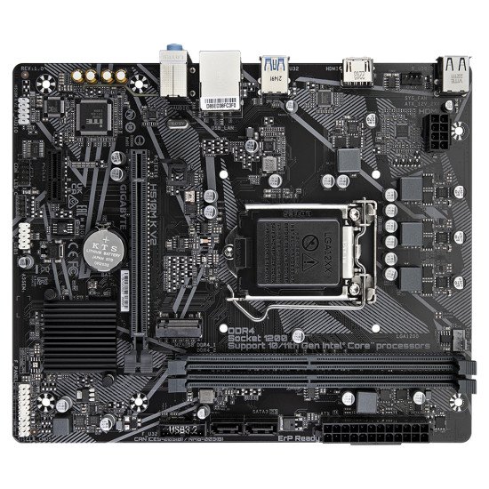 Gigabyte H510M K V2 (rev. 1.0) Intel H470 Express LGA 1200 (Socket H5) micro ATX