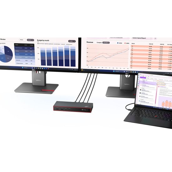 Lenovo TP TBT4 Dock G2 7000 - EU Station d'accueil Thunderbolt 4 Noir
