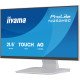 iiyama ProLite T2252MSC-W2AG écran PC 54,5 cm (21.4") 1920 x 1080 pixels Full HD LCD Écran tactile Blanc