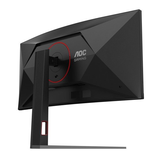 AOC G4 CU34G4 écran PC 86,4 cm (34") 3440 x 1440 pixels Wide Quad HD LED Noir, Rouge