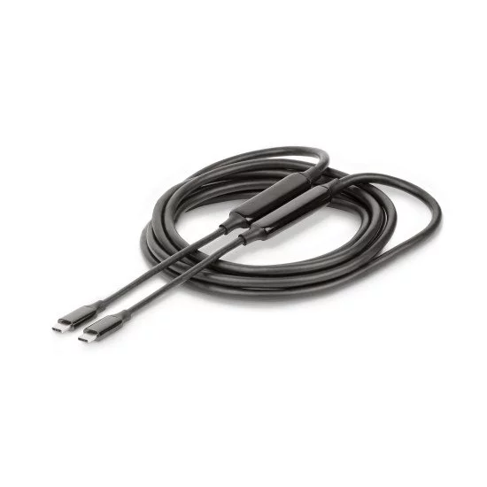 StarTech.com Câble USB-C Actif de 3m, USB 3.2 10Gbps, Câble de Transfert de Données USB Type-C, 60W Power Delivery, 8K 60Hz, DP 1.4 Alt Mode avec HBR3/HDR10/MST/DSC 1.2/HDCP 2.2 - Câble USB Type-C vers C StarTech.com Câble USB-C Actif de 3m, USB 3.2 10Gbps, Câble de Transfert de Données USB Type-C, 60W Power Delivery, 8K 60Hz, DP 1.4 Alt Mode avec HBR3/HDR10/MST/DSC 1.2/HDCP 2.2 - Câble USB Type-C vers C