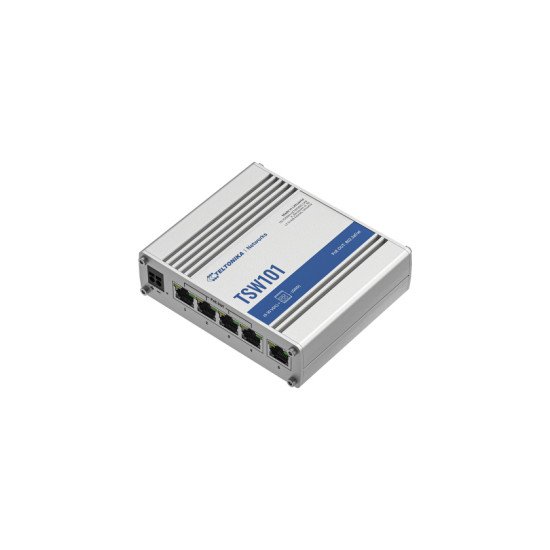 Teltonika TSW101 Gigabit Ethernet (10/100/1000) Connexion Ethernet POE Métallique