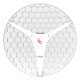 Mikrotik LHG XL 5 ac (4pcs) 867 Mbit/s Blanc Connexion Ethernet POE