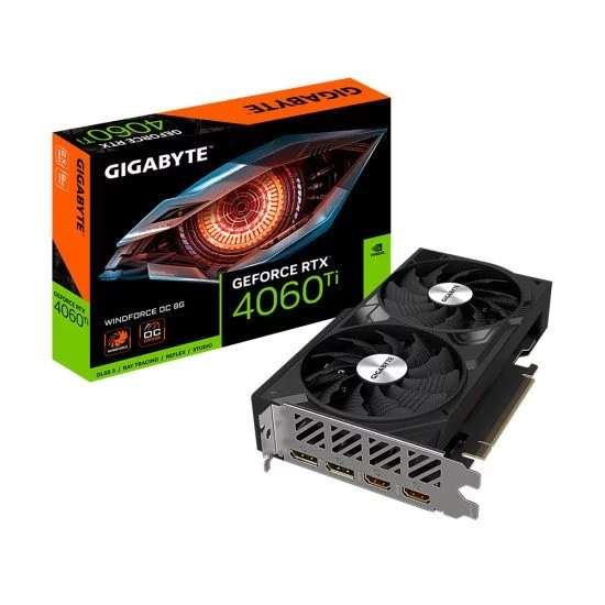 Gigabyte GeForce RTX 4060 Ti WINDFORCE OC NVIDIA 8 Go GDDR6 Gigabyte GeForce RTX 4060 Ti WINDFORCE OC NVIDIA 8 Go GDDR6