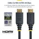 StarTech.com Câble HDMI Ultra Haut Débit Certifié de 4m, 8K 60Hz / 4K 120Hz, Câble HDMI 2.1 avec HDR10+ / eARC, 48 Gbps, Câble HDMI 8K pour Moniteur/Téléviseur/Écran, Gaine TPE Flexible