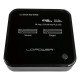LC-Power LC-DOCK-M2-NVME Station d'accueil de disques de stockage USB 3.2 Gen 2 (3.1 Gen 2) Type-C Noir