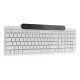 Lenovo 800 clavier Bureau Bluetooth Portuguais Blanc