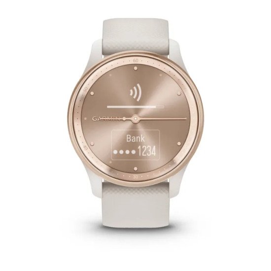 Garmin vivomove Trend LCD 40 mm Hybride 254 x 346 pixels Écran tactile Rose doré GPS (satellite)
