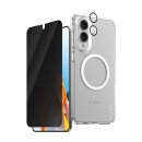 PanzerGlass ® | CARE by ® Flagship 3-in-1 Privacy Bundle Samsung S25 Edge Protection d'écran transparent 1 pièce(s)