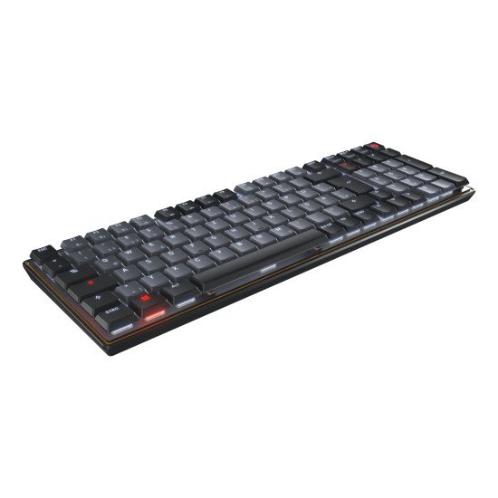 CHERRY KW 550 MX LP clavier maison/bureau USB + Bluetooth QZERTY Anglais américain Noir