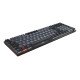 CHERRY KW 550 MX LP clavier maison/bureau USB + Bluetooth QZERTY Anglais américain Noir