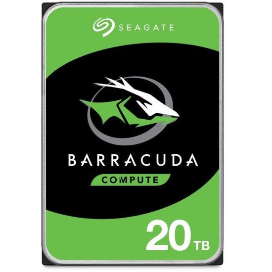 Seagate Barracuda 20TB disque dur 20 To 7200 tr/min 512 Mo 3.5" SATA