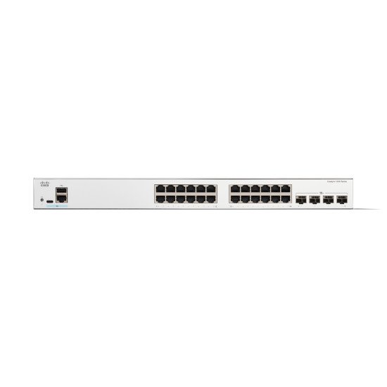 Cisco C1200-24T-4X commutateur réseau Géré L2/L3 Gigabit Ethernet (10/100/1000) Blanc