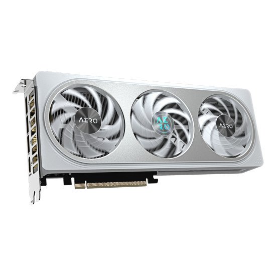 GIGABYTE GeForce RTX 5060 Ti AERO OC 16G Carte Graphique – 16 Go GDDR7, 128 bits, PCI-E 5.0, 2647MHz Fréquence du processeur, 3 x DisplayPort, 1 x HDMI, GV-N506TAERO OC-16GD