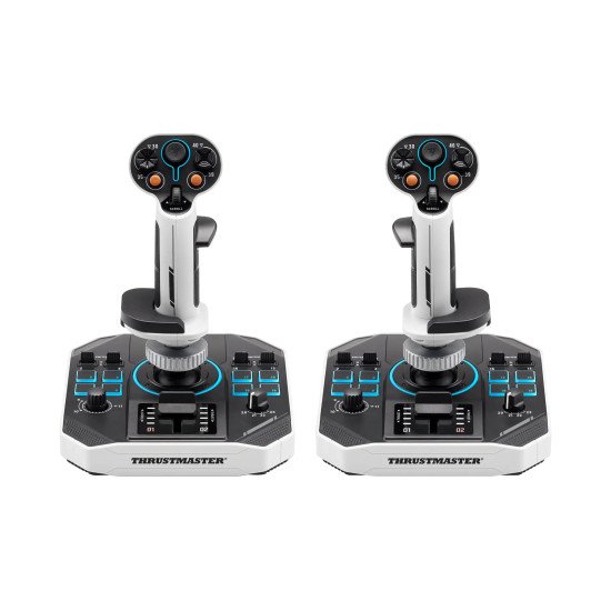 Thrustmaster Sol-R 2 HOSAS Space Sim Duo Noir, Blanc USB Manche à air Analogique/Numérique PC