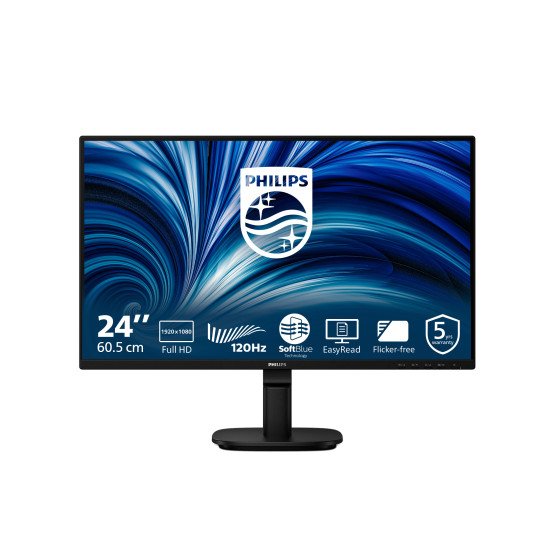 Philips 2000 series 24B2N2200/00 écran PC 60,5 cm (23.8") 1920 x 1080 pixels Full HD LCD Noir Philips 2000 series 24B2N2200/00 écran PC 60,5 cm (23.8") 1920 x 1080 pixels Full HD LCD Noir
