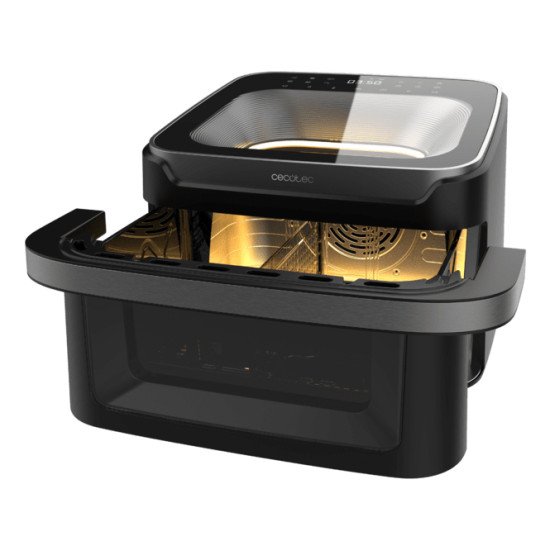 Cecotec Cecofry Advance 10000 Full Vision Double 10 L Autonome 2200 W Friteuse d'air chaud Noir