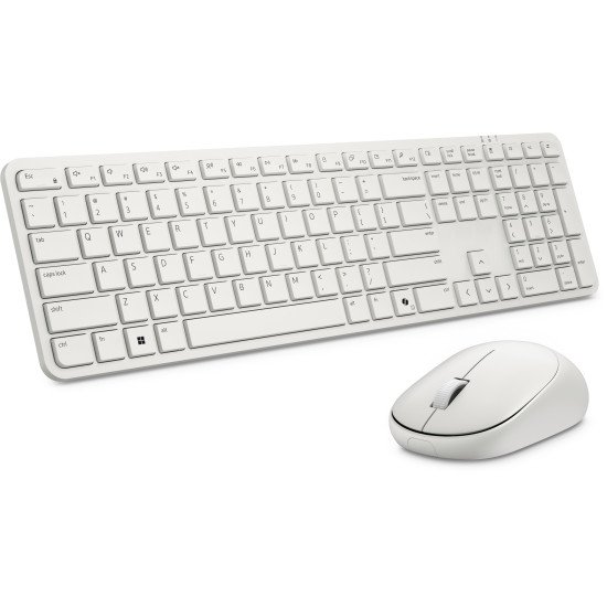 DELL Pro 5 KM526 clavier Souris incluse maison/bureau RF sans fil AZERTY Belge Blanc