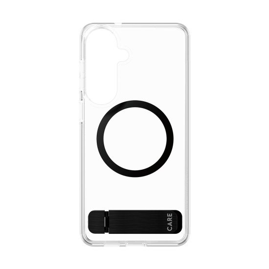 PanzerGlass CARE™ by ® Case Transparent w. Black Kickstand & Qi Samsung Galaxy S26+ coque de protection pour téléphones portables Housse