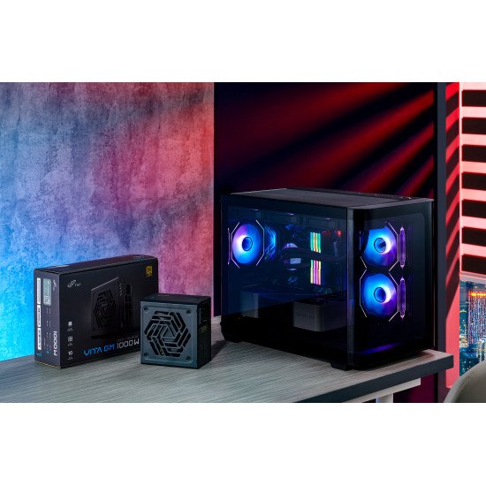 FSP S380-BA Micro Tower Noir