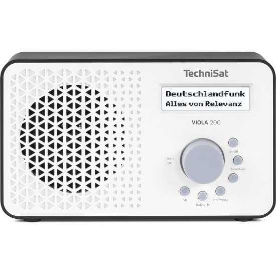 TechniSat 0000/2936 Radio portable Numérique Blanc TechniSat 0000/2936 Radio portable Numérique Blanc