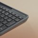 Logitech Signature Slim Solar+ K980 clavier Universel RF sans fil + Bluetooth QWERTY Italien Graphite