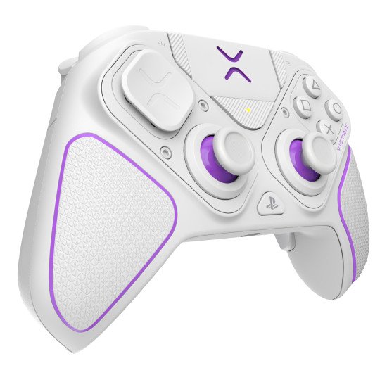 PDP 052-002-WH accessoire de jeux vidéo Violet, Blanc RF/USB Manette de jeu Analogique/Numérique PC, PlayStation 4, PlayStation 5