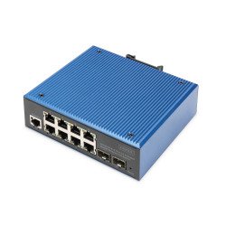 Digitus Commutateur PoE industriel Gigabit Ethernet L2 Managed 8+2 ports