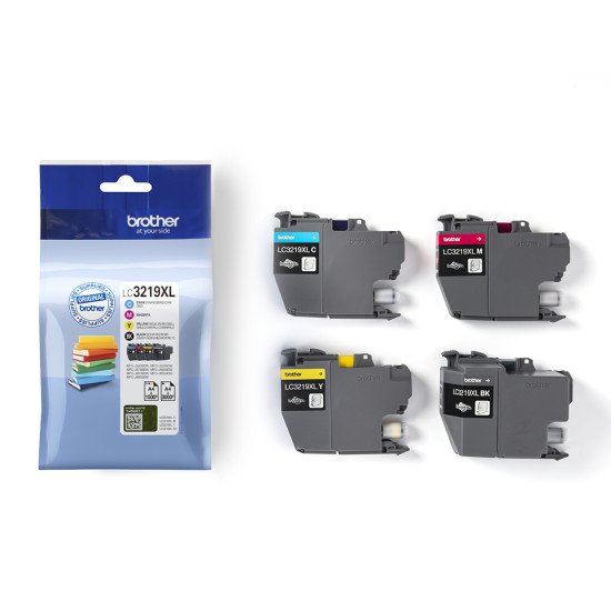 Brother Pack de cartouches d'encre LC3219XLVALBP originales Brother Pack de cartouches d'encre LC3219XLVALBP originales