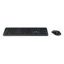 Targus AKM610FR clavier Souris incluse Universel RF sans fil AZERTY Français Noir