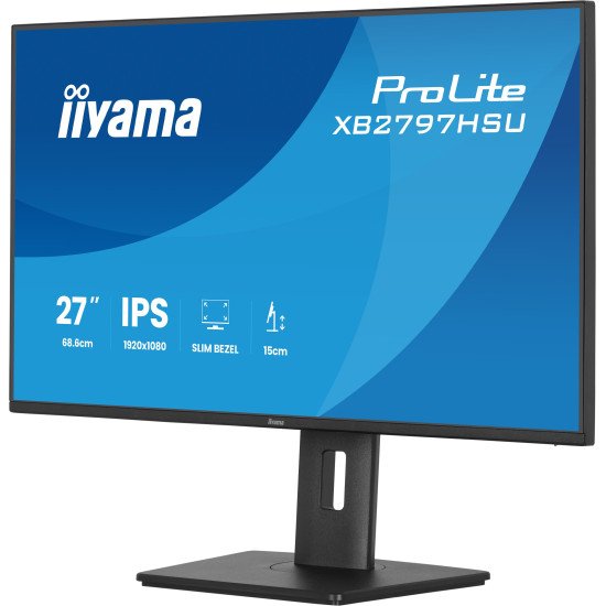 iiyama ProLite XB2797HSU-B1 écran PC 68,6 cm (27") 1920 x 1080 pixels Full HD LED Noir