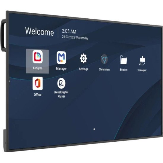Viewsonic CDE5014-2C Écran d'affichage dynamique Écran plat de signalisation numérique 127 cm (50") LCD Wifi 500 cd/m² 4K Ultra HD Noir Intégré dans le processeur Android 14 24/7