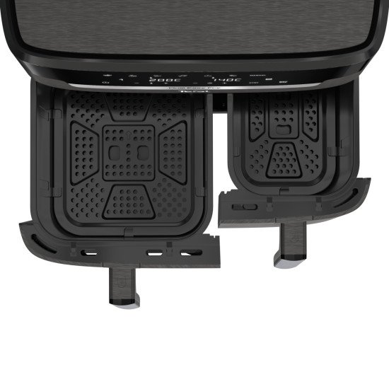 Tefal Easy Fry Dual XXL EY942HE0 friteuse Double 11 L Autonome 2020 W Friteuse d'air chaud Gris