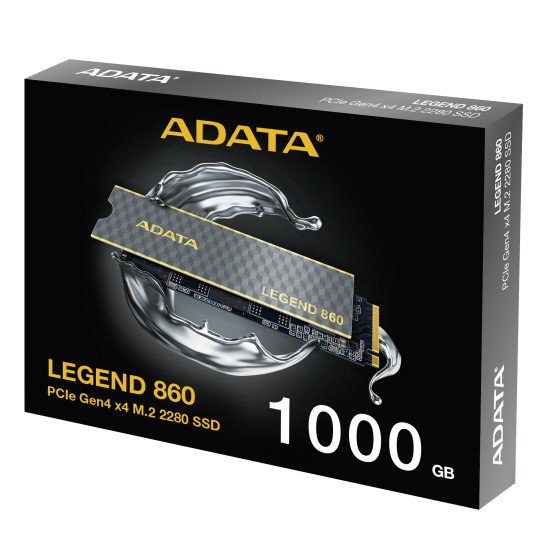 ADATA LEGEND 860 SLEG-860-1000GCS disque SSD 1 To M.2 PCI Express 4.0 NVMe 3D NAND ADATA LEGEND 860 SLEG-860-1000GCS disque SSD 1 To M.2 PCI Express 4.0 NVMe 3D NAND