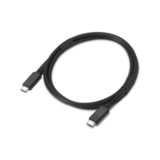 Lenovo 4X91U94413 câble USB USB4 Gen 3x2 1 m USB C 40 Gbit/s Noir