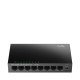 Cudy 8-Port Gigabit Easy-Managed Switch, GS108E 1.0 Géré L2 Gigabit Ethernet (10/100/1000) Noir