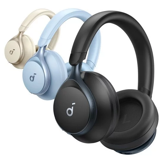 Soundcore Space One Casque Avec fil &sans fil Arceau Appels/Musique Bluetooth Noir Soundcore Space One Casque Avec fil &sans fil Arceau Appels/Musique Bluetooth Noir