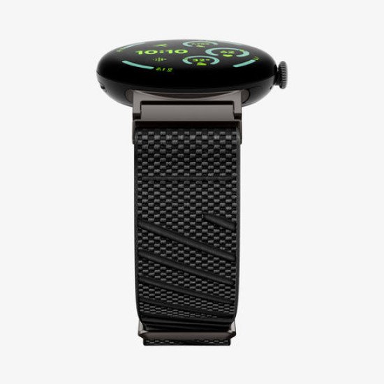 Spigen AMP11420 accessoire intelligent à porter sur soi Bande Noir Nylon, Acier inoxydable