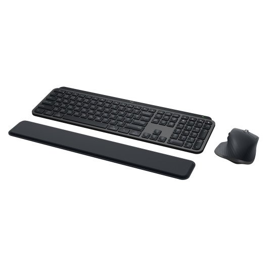 Logitech MX Keys S Combo clavier Souris incluse RF sans fil + Bluetooth AZERTY Belge Graphite