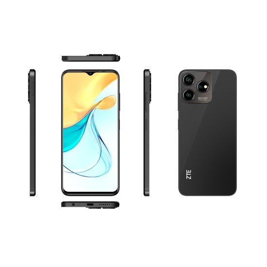 ZTE Blade V50S black 16,8 cm (6.6") Double SIM Android 13 4G USB Type-C 8 Go 256 Go 5000 mAh Noir