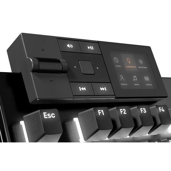 be quiet! Dark Mount Silent Tactile DE ISO clavier Gaming USB QWERTZ Allemand Noir
