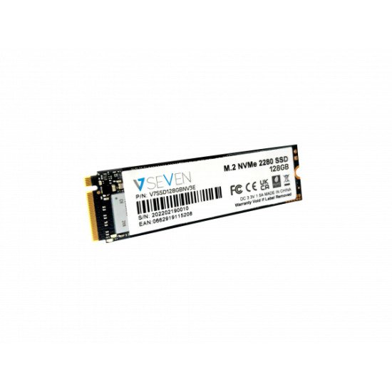 V7 V7SSD128GBNV3E disque SSD M.2 128 Go Série ATA III 3D TLC NVMe