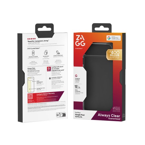 ZAGG Crystal Palace coque de protection pour téléphones portables 17 cm (6.7") Housse Transparent ZAGG Crystal Palace coque de protection pour téléphones portables 17 cm (6.7") Housse Transparent