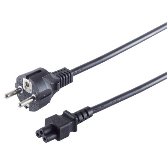 S/CONN maximum connectivity 60001 câble électrique Noir 1,8 m Prise d'alimentation type F IEC C5